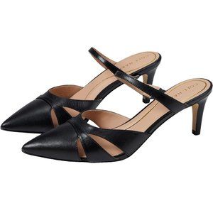 Cole Haan Vandam Dress Mule Pointed Toe Genuine Leather Mule Black Size 8 B NWOT